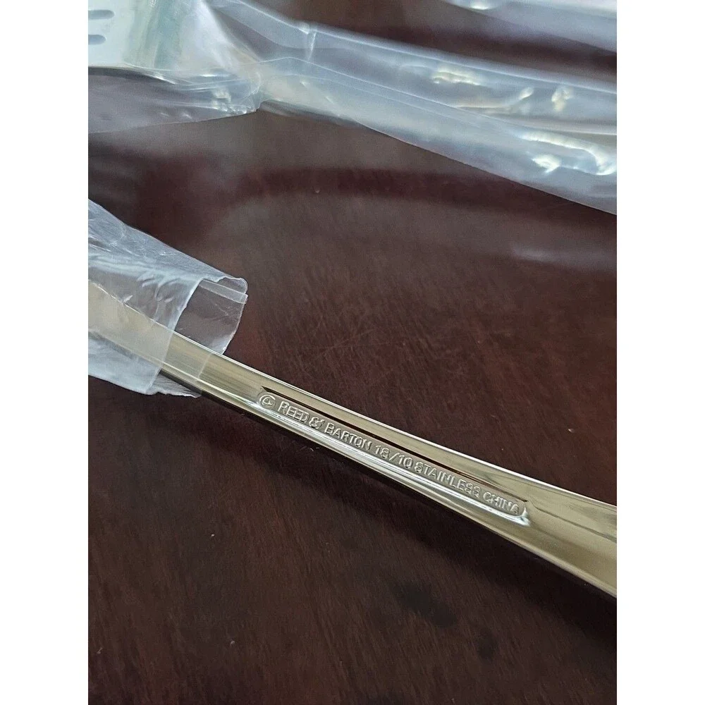 4 Salad Forks Reed & Barton COLBY 18/10 China Brand NEW 7 1/8